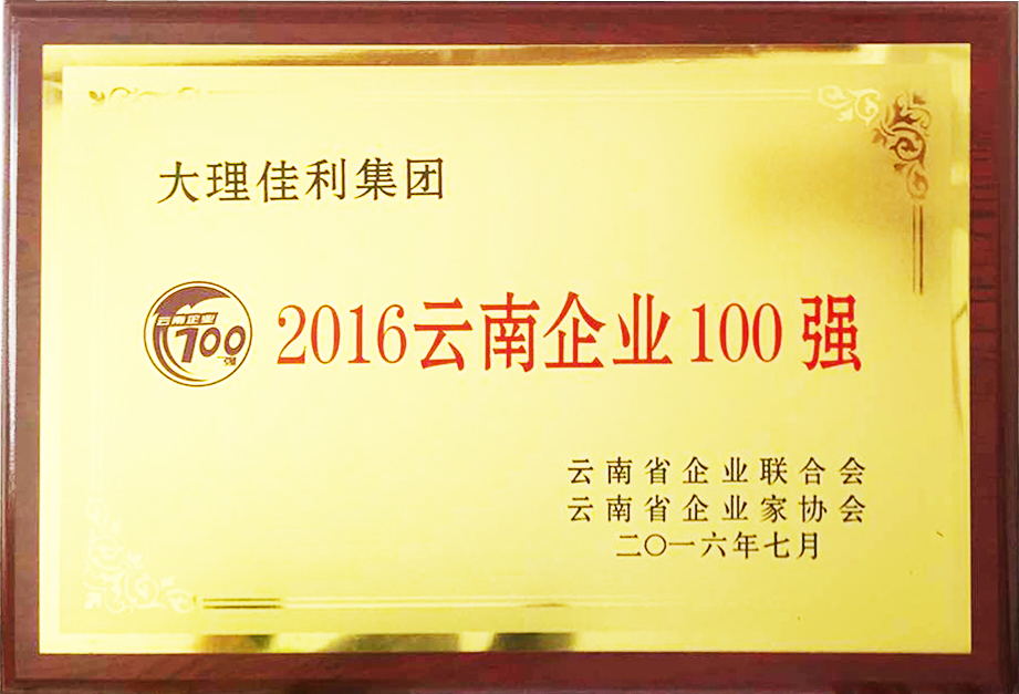 2016云南企业100强